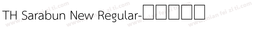TH Sarabun New Regular字体转换